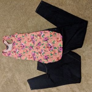 Floral Maternity tank